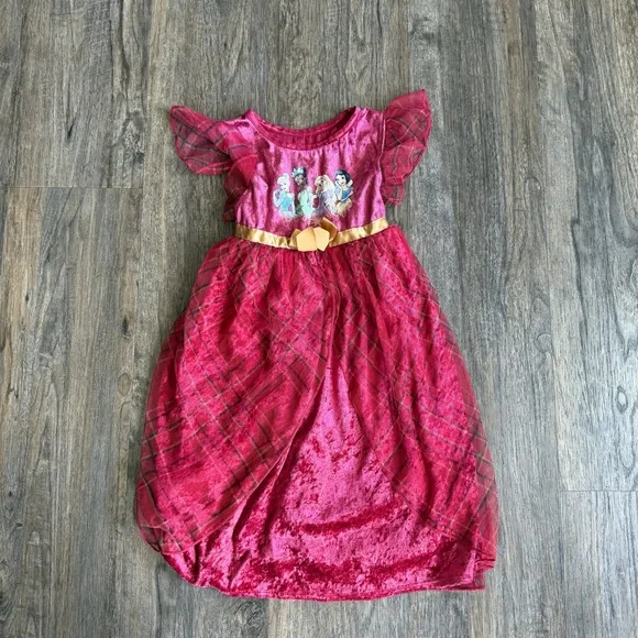 Disney Princess Toddler Nightgown Set of 5 - Ariel Belle Tiana Sally 4T/5T - Picture 6 of 6